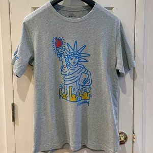 UNIQLO SPRX x Keith Harrng Statue of Liberty Tee Size Large